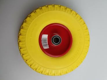 2X PU RAD Ø 260 X 85 3.00-4 INDUSTRIELAGER SACKKARRE NABELÄNGE 70 MM